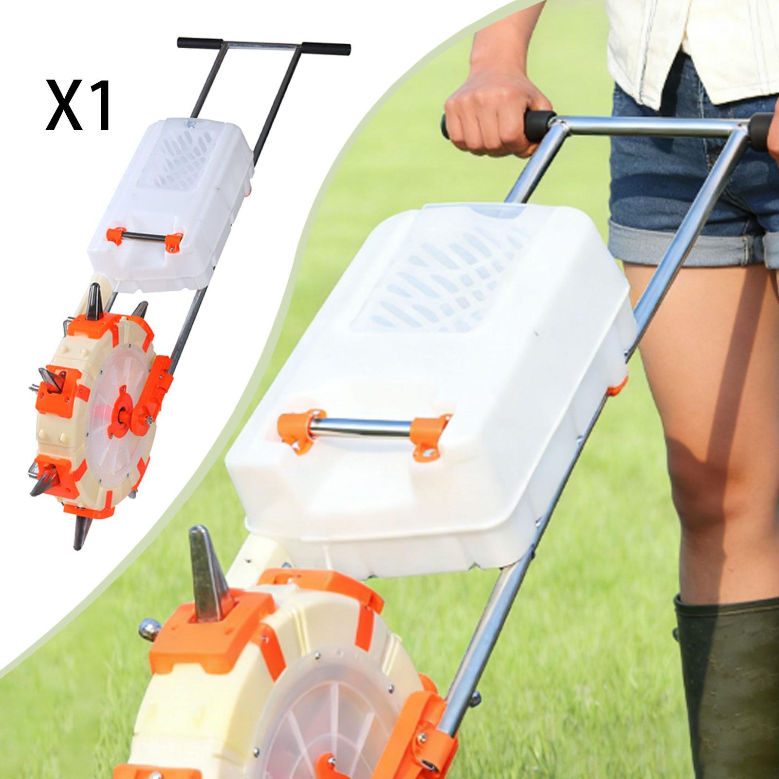 Manual Seeder Hand - Semeador Manual com Adubador, Plantador de