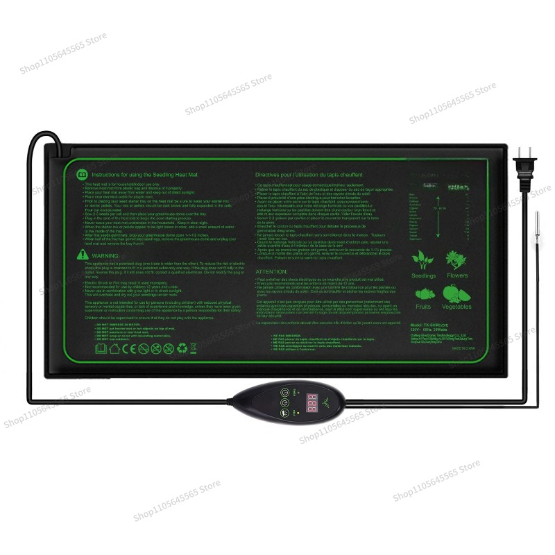 Seedling Heat Mat - Tapete de Aquecimento Impermeável para Sementes,