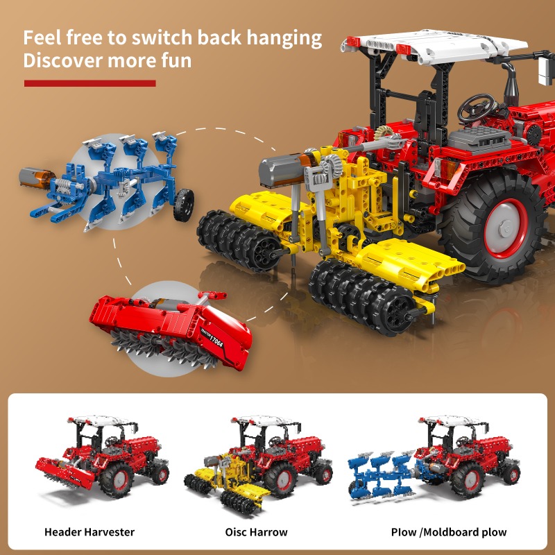 Mould King 17064 1857 peças Mo - Is Farming Under Agriculture avaliação e preço
