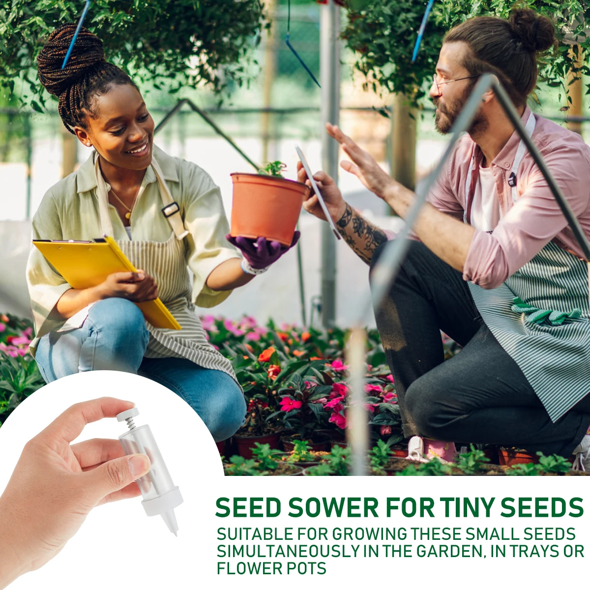 Mini dispensador de sementes d - Manual Seeder Hand avaliação e preço