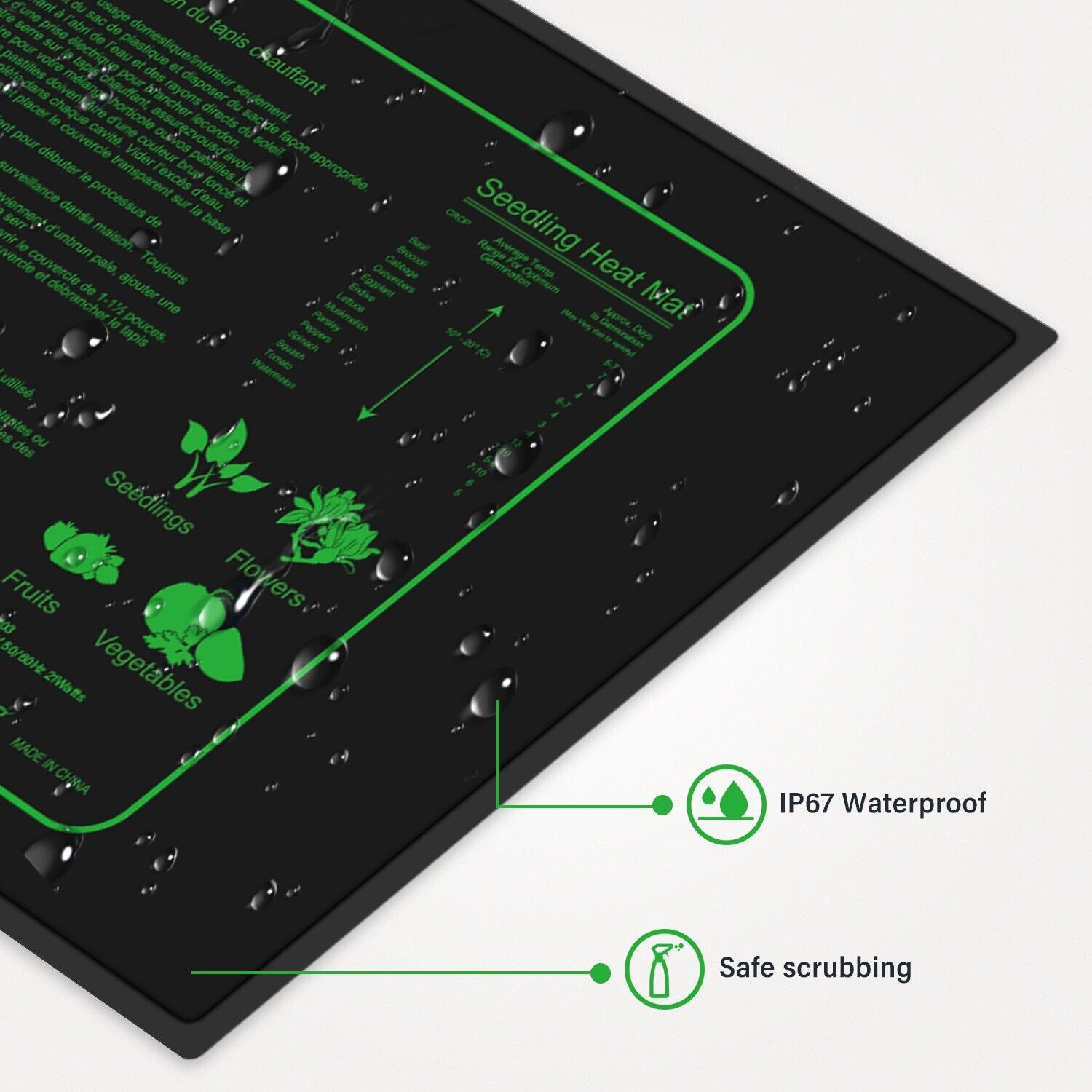 Lerway 21w esteira de aquecime - Seedling Heat Mat avaliação e preço