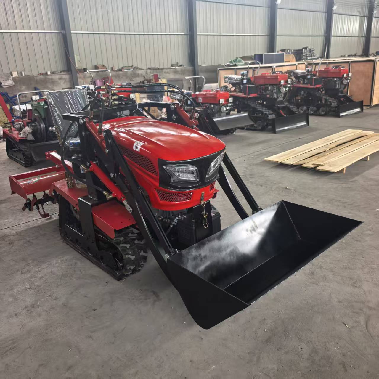 Trator Mini de Borracha 25HP 3 - Agriculture Farming Work avaliação e preço