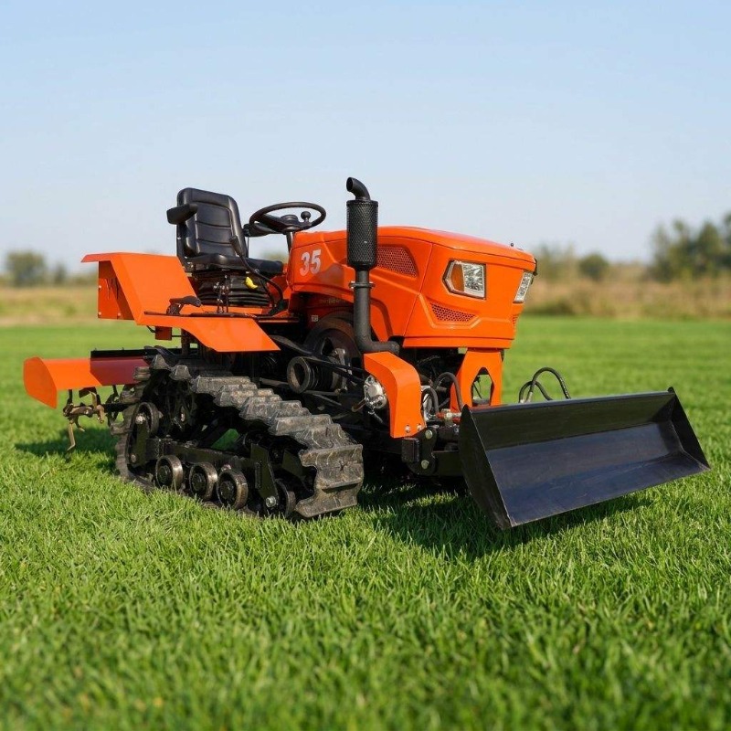 Trator de Esteira 4x4 com Enxa - Agriculture Farming Work avaliação e preço