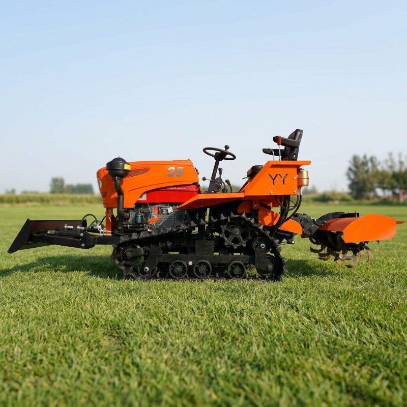 Trator de Esteira 4x4 com Enxa - Agriculture Farming Work avaliação e preço