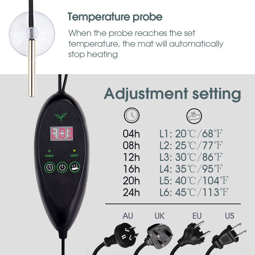 Caixa de mudas quentes esteira - Seedling Heat Mat avaliação e preço